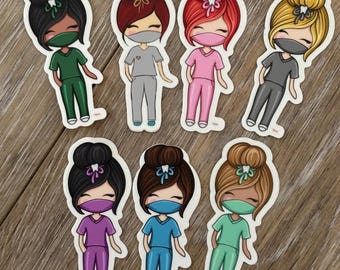 Dental Team Sticker, Dental Assistant Sticker, RDH Sticker, Dental Hygiene Sticker, Tooth Fairy, Dental Cling, Dental Hygienist Sticker