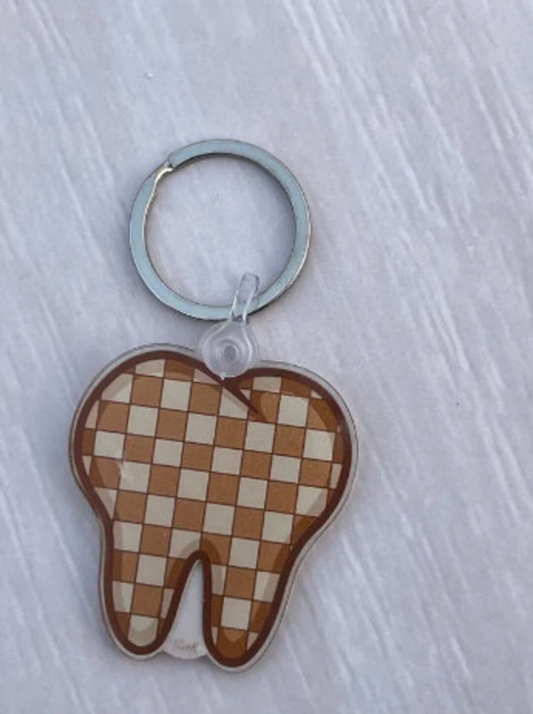 Dental Keychain, Tooth Keychain, Teeth Keychain, Dental Hygiene