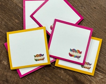 Dental Notepad: Tooth Design, 50-Sheet Note Pad