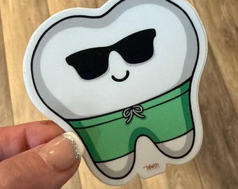 Tooth Sticker, Teeth Sticker, Dental Sticker, Dental Assistants, Dental Hygienist, Dental Hygiene