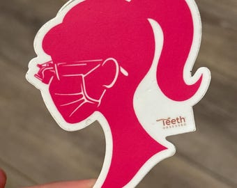 Dental Hygienist Sticker | Tooth, Mask, Glasses
