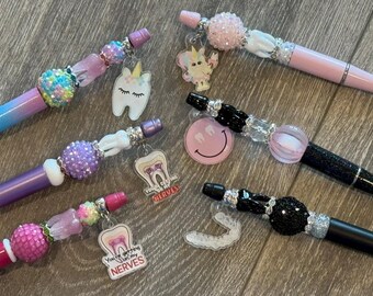 Dental Tooth Pens |  Bubble Pen| Dental Assistant Gift | Hygienist Pens | Dentist Office Supplies | Tooth Topper Pen | Dental Team Gifts