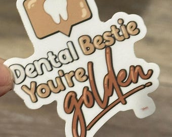 Motivation Dental Stickers | Dentist Office Decor | Dental Assistant Gift | Hygienist Sticker | Tooth Stickers | Dental Team Swag