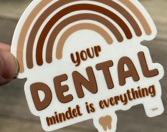 Motivation Dental Stickers | Dentist Office Decor | Dental Assistant Gift | Hygienist Sticker | Tooth Stickers | Dental Team Swag