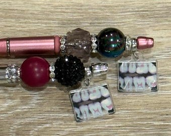 Dental Tooth Pens |  Bubble Pen| Dental Assistant Gift | Hygienist Pens | Dentist Office Supplies | Tooth Topper Pen | Dental Team Gifts
