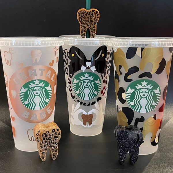 Dental Starbucks Cup Etsy