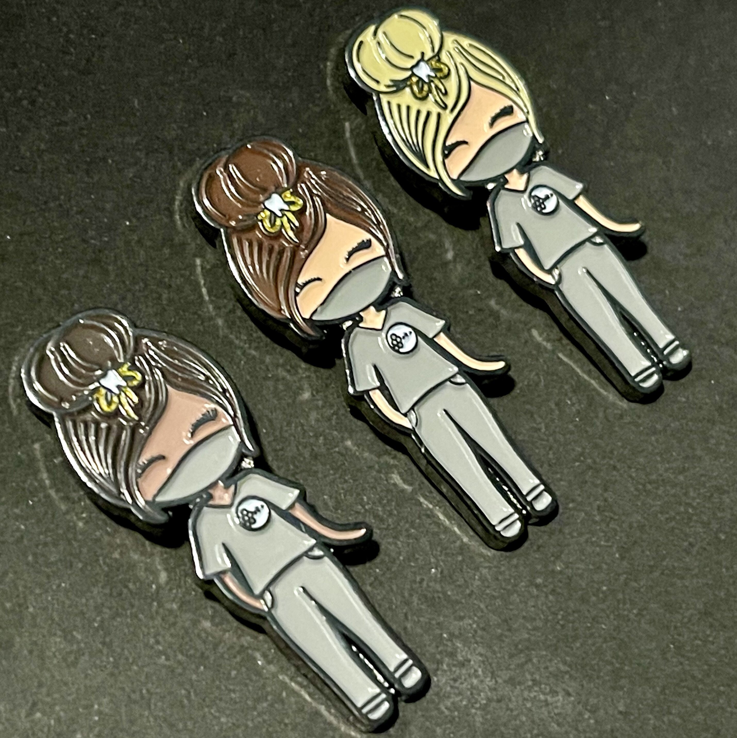 Dental Assistant Lapel Pin Dental Hygienist Gift Medical Etsy