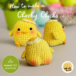 Amigurumi Easter chicken crochet pattern, beginner-friendly amigurumi, Easter crochet toy, amigurumi chick, crochet gift, spring crochet DIY