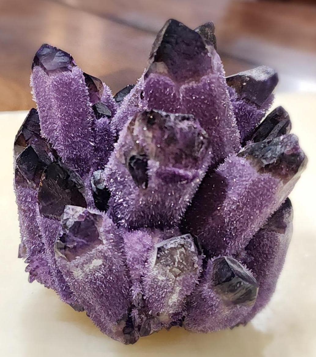 Natural Purple Crystal Quartz Point Cluster 604 Grams - Etsy