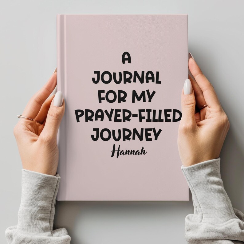 A Journal for My Prayer Filled Journey, Girls Devotional Notebook ...