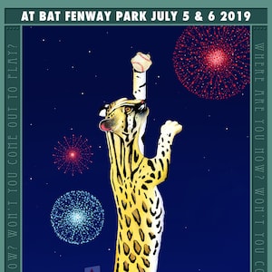 Ocelot! Ocelot! Phish at Fenway 11 x 17 Inch Phan Art Print by SBMathieu