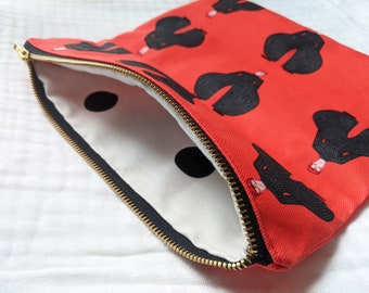 SBMathieuのDavid Bowie Tribute Folded Clutch Printed Red