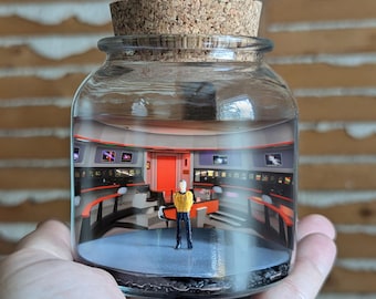 Captain Kirk Star Trek Tribute Terrarium by SBMathieu