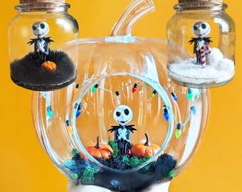 Jack Skellington Tribute Miniature Terrarium by SBMathieu