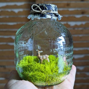 Miniature Deer Doe Terrarium by SBMathieu