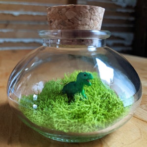 Miniature T.rex Terrarium by SBMathieu