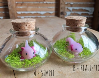 Miniature Axolotl Terrarium by SBMathieu