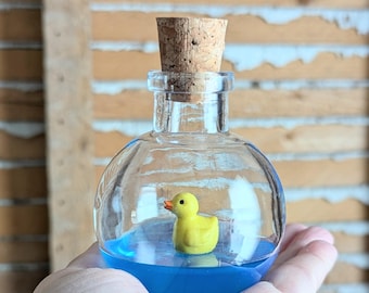 Miniature Rubber Duckie Terrarium by SBMathieu