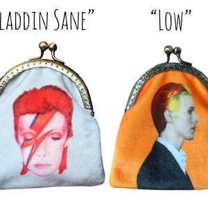 David Bowie Tribute Fan Art Velvet Kiss Clutch Purses by SBMathieu image 7