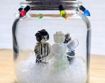 Miniature Edward Scissorhands Tribute Terrariums by SBMathieu