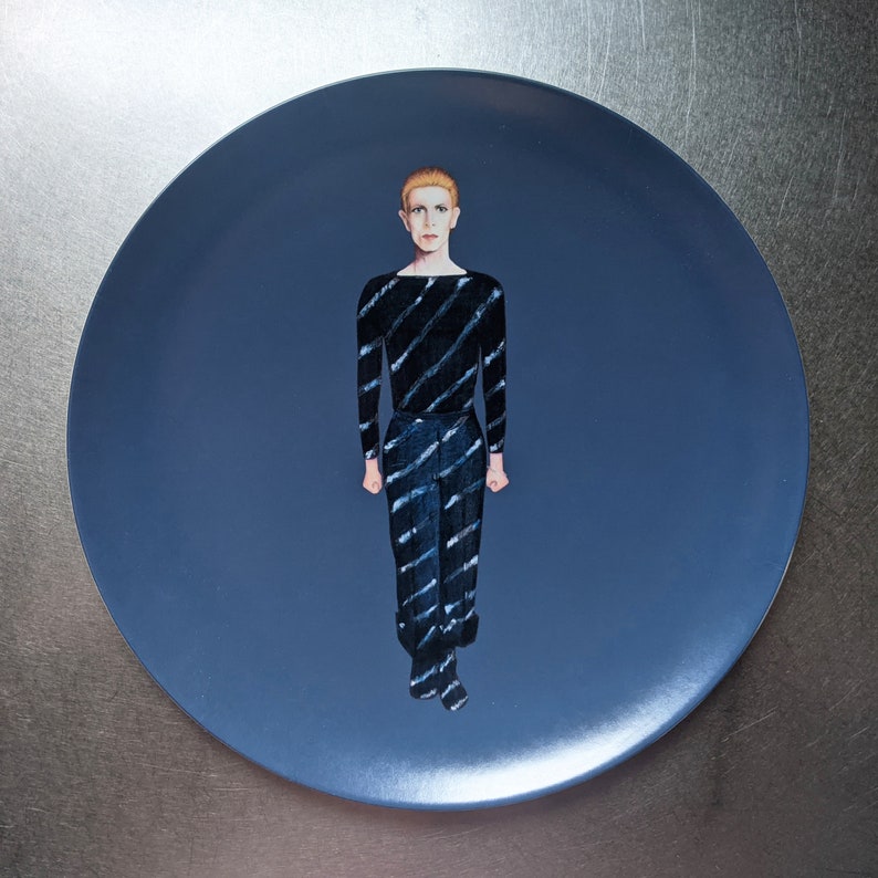 David Bowie Tribute 10 Inch BPA-Free Melamine Plates by SBMathieu zdjęcie 5