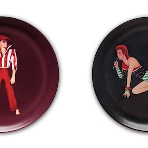 David Bowie Tribute 10 Inch BPA-Free Melamine Plates by SBMathieu zdjęcie 10