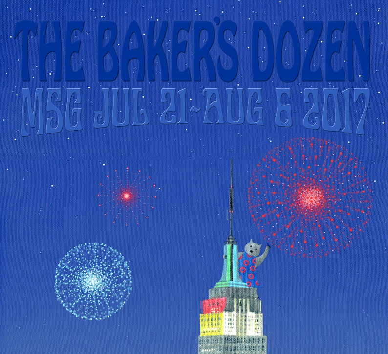 Phish the Baker's Dozen Phan Art Poster Twilight Variant Etsy