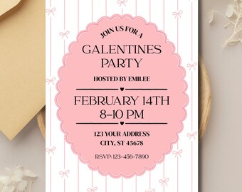 Galentines Party Invitation