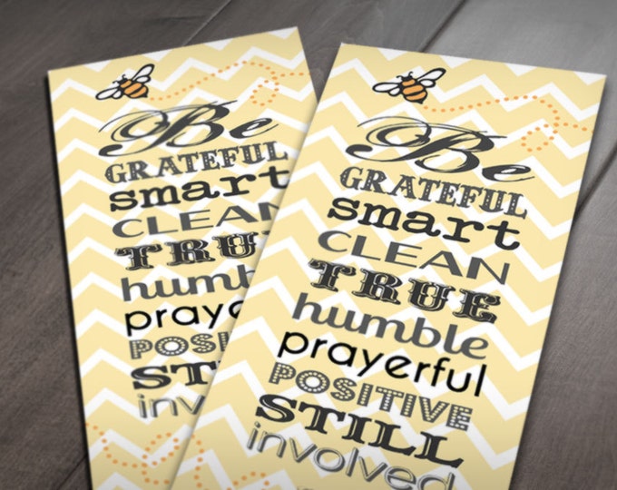 9 BE'S BOOKMARK From President Gordon B. Hinckley- Instant Printable ...