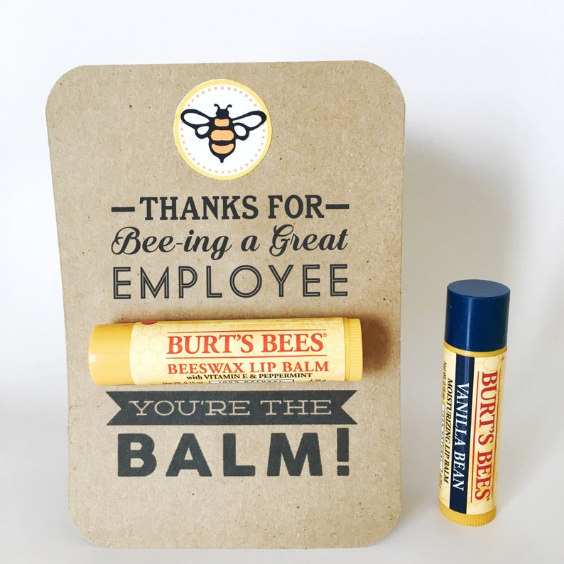 EMPLOYEE APPRECIATION Gift You're the Balm Chapstick Etsy