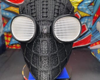 Spider Noir Mask | 3D Printed Cosplay Helmet