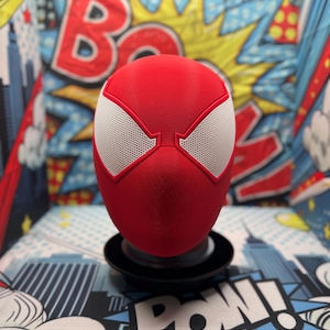 Scarlet Spider-Man inspiriert Helm/Maske 3D gedruckt Cosplay