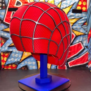 Spider-Man 2002 Tobey Maguire Inspired Cosplay Mask – 3D Printed Movie Helmet image 6