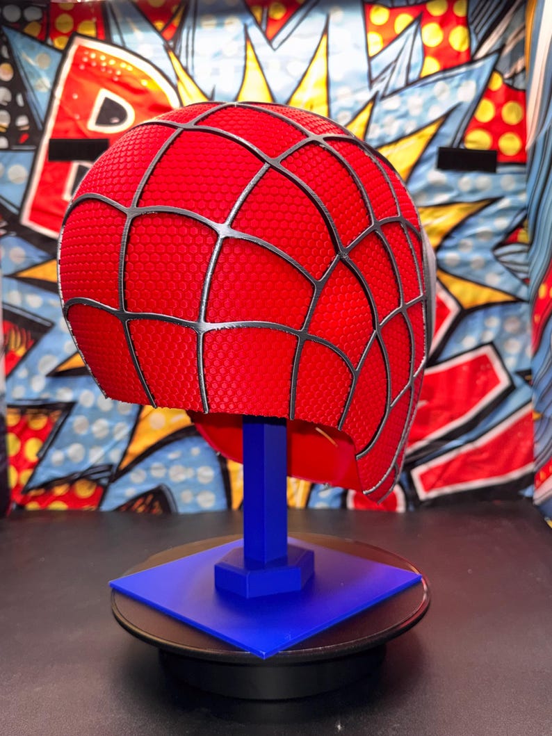 Spider-Man 2002 Tobey Maguire Inspired Cosplay Mask – 3D Printed Movie Helmet image 6