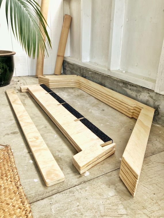 Freestanding Surfboard Rack Woodwork Plans and CNC Layout - Etsy