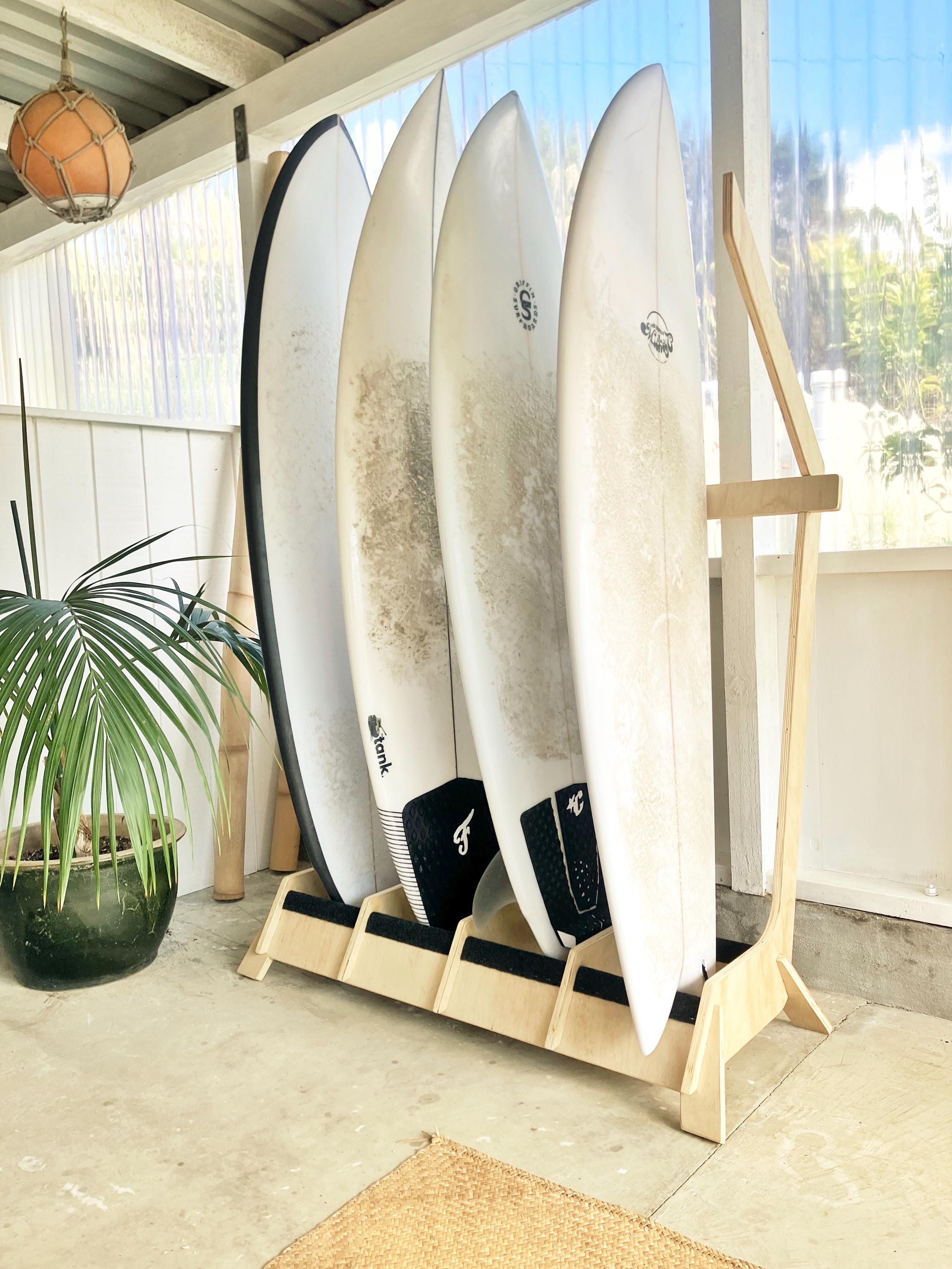 Freestanding Surfboard Rack Woodwork Plans and CNC Layout - Etsy