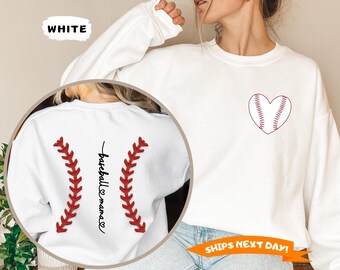 Baseball Mom Sweatshirt and Hoodie, Mothers Day Gift, Cool Baseball Mama, Long Sleeve Print Hoodie, Minimalist Baseball, Baseball Gift