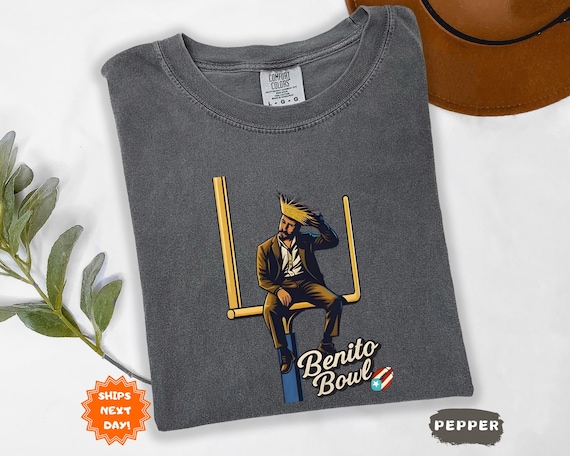 Comfort Colors Benito Bowl Shirt, Puerto Rico Football, Bunny Bowl Tee, , Funny Football Fan Tee, Halftime Show Shirt, Big Game Fan