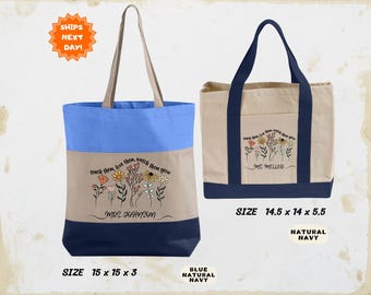 Teacher Appreciation Gift Tote Bag, Personalized School Bag, Gifted Teacher Tote Reusable Bag, Canvas Custom Teacher Gift, School Campus Bag