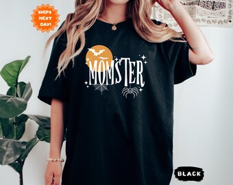 Momster Halloween Shirt, Halloween Mom Shirt,  Funny Halloween Shirt, Halloween Shirt for Mom, Halloween Family Shirt, Gift for Mom