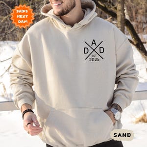 Custom Dad Sweatshirt and Hoodie, Dad Pocket Sweatshirt, Personalized Dad Gift, Father&#39;s Day Sweater, Gift For Dad, New Dad Gift