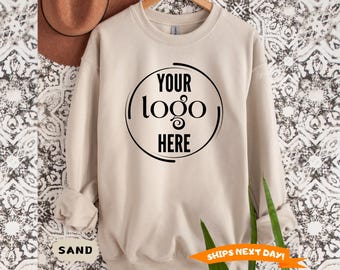 Custom Logo Sweatshirt, Real Estate Sweatshirt, Team Staff Logo Hoodie, Small Business Custom Logo, Custom School Logo Sweater, Company Logo