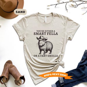 Retro Smart Fella Capybara 90s Shirt, Vintage 90s Shirt, Funny Capybara Vintage T-shirt, Vintage Distressed Shirt, Washed Shirt, Funny Gift
