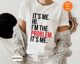 It's Me Hi I'm The Problem Shirt, Birthday Girl Shirt, The Eras Tour T-Shirt, Concert Fans Outfits, Birthday Gift Tee, Trendy Youth Shirt