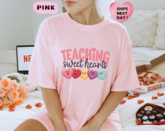 Teaching Sweet Hearts Shirt, Teacher Valentines Shirt, Sweet Hearts Teacher Shirt, Valentines Day Shirt, Cute Valentine Shirt, Teacher Gift