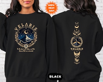 Velaris City Of Starlight Sweatshirt, Acotar Velaris Hoodie, SJM Merch Sweater, Tog, The Night Court,   Court of Dreams Velaris Bookish BP