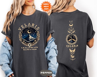 Velaris City Of Starlight Shirt, The Night Court Shirt, SJM Velaris Tee, SJM Merch Shirt, Velaris Acotar Shirt, Bookish Gift