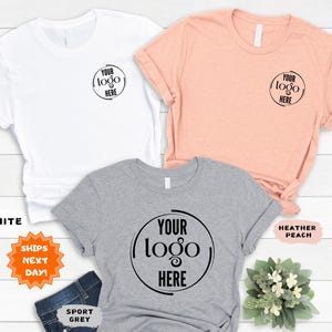Custom Logo Shirts, Custom Design Shirt, Custom Text Shirt, Personalized Logo Shirt, Your Business Logo or Brand Logo Shirt, Team Logo Shirt