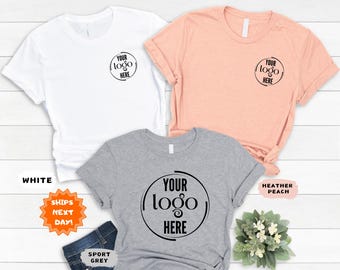 Custom Logo Shirts, Custom Design Shirt, Custom Text Shirt, Personalized Logo Shirt, Your Business Logo or Brand Logo Shirt, Team Logo Shirt