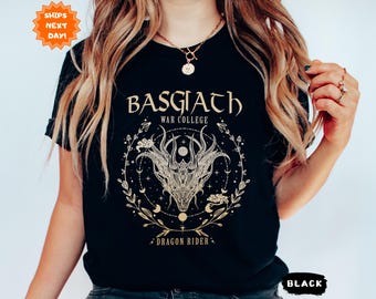 Basgiath War College Book Shirt, Fantasy Bookish Tee, Book Lover Shirt,  Dragon Rider Shirt, Bookish War Shirt, Bookworm Tee, Book Shirt